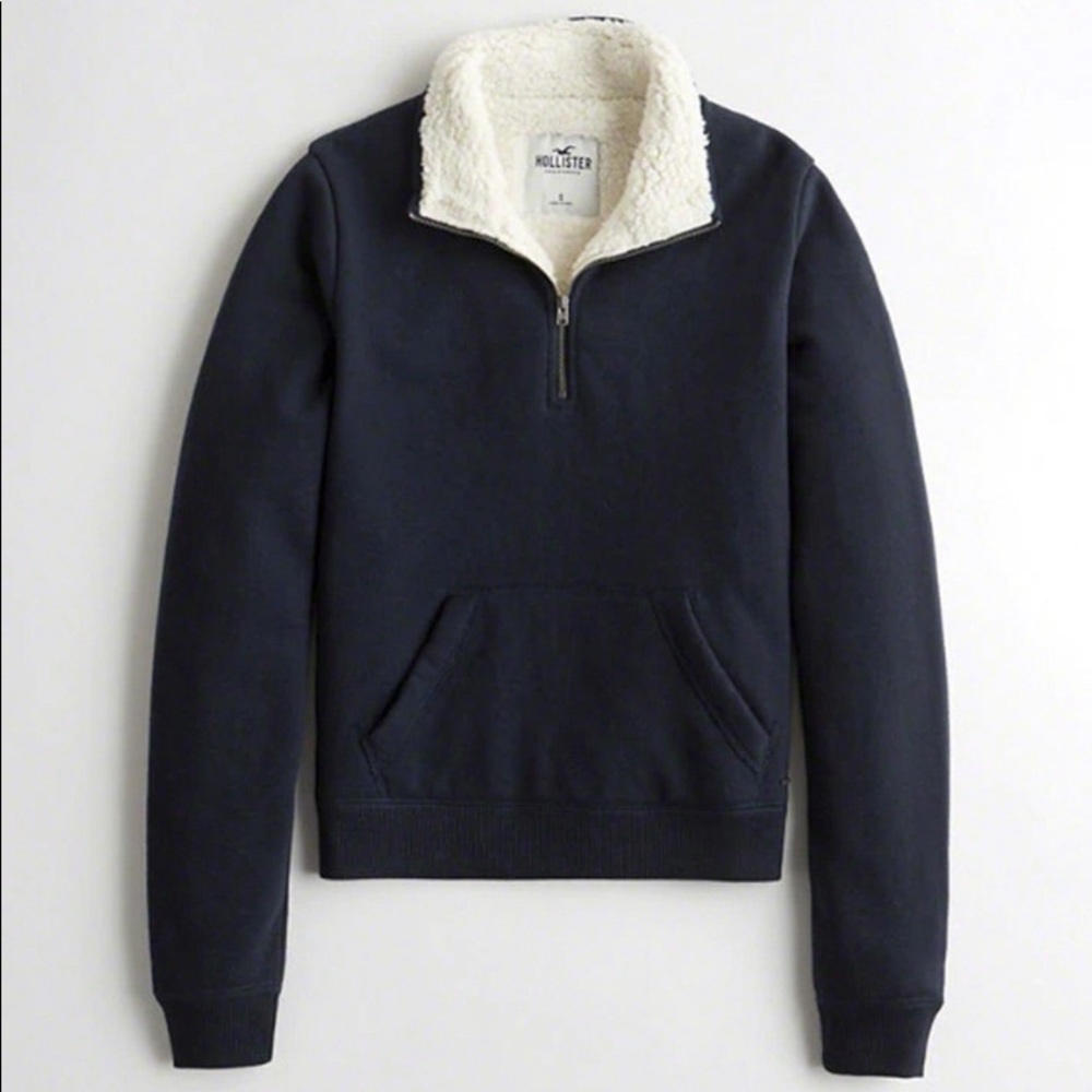 Hollister girls 1/4 zip pullover